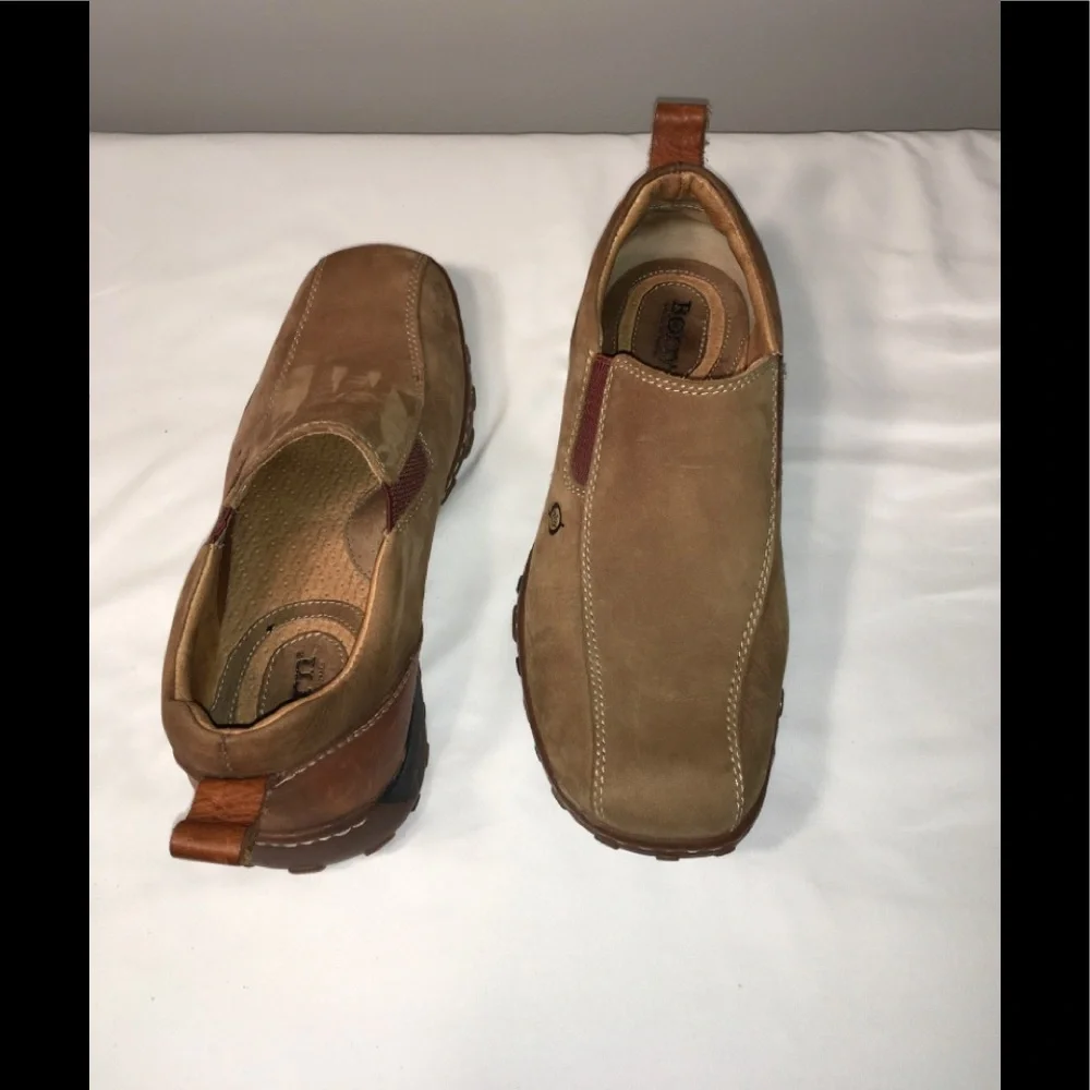 Men's Slip-On Loafers in Brown - Comfortable Casual Shoes